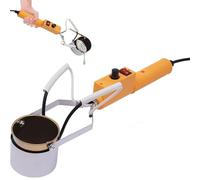 Mini Olla Eléctrica Para Fundir Plomo | Olla Para Fundir Plomo De 300w Para Moldes De Pesos De Pesca | Horno De Fundición De Metal Portátil Con Asa | Crisol De 65mm De Profundidad, Temperatura 1 500g