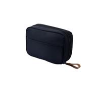 Mini organizador de maquillaje femenino para exteriores, bolsa de cosméticos de gran capacidad, bolsa de aseo con cremallera, para auriculares, herramientas de belleza, color gris, Black, as
