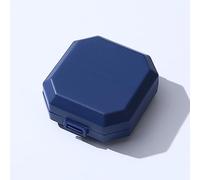 Mini Organizador Portátil De Pastillas, 6 Compartimentos De Rejilla, Pastillero De Viaje, Dispensador De Estilo Nórdico, Cajas De Medicina, Kit Médico Dispensador,Azul