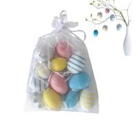Mini Ostereier,Ostereier Mit Glitzer,Ostern Deko Eier Konfetti Bunt,Klein Basteln Bunte,FüR Easter Glitzer Kleine Osterdeko,Streudeko Egg,Osterei-Eier-Ornamente