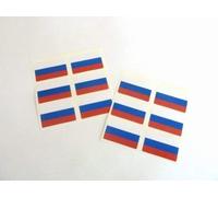 Mini Pack De Pegatinas, 33x20mm Rectangulares, autoadhesivo Estilo ruso Etiquetas, Rusa Pegatinas Con Banderas