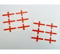 Mini Pack De Pegatinas , 40x20mm Ovalado , autoadhesivo Inglaterra Etiquetas , Cruz De San Jorge Pegatinas Con Banderas