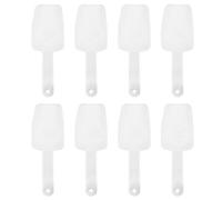 Mini pala raspadora de hielo de plástico PP, 8 Uds., para alimentos, nueces, harina, postre, uso doméstico y cocina