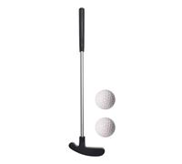 Mini palo de golf - Herramienta de práctica de golf, ayuda reversible para putter, entrenador de juego portátil, ayudante de swing interior, práctica de golf enfocada en la precisión para la escuela