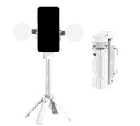 Mini palo selfie portátil universal de viaje Quadpod cámara móvil de rotación de 360 grados, accesorios para selfie