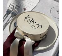 Mini pandereta personalizada, panderetas personalizadas con nombre, panderetas de madera pequeñas de 4 pulgadas a granel para iglesia, caridad, recuerdos de boda para invitados (10 cm)