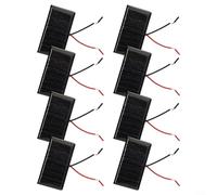 Mini panel solar de 5 V 60 mA para proyectos de bricolaje, celdas solares portátiles para pequeñas aplicaciones electrónicas (1 unidad)