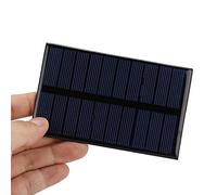 Mini panel solar policristalino de 1,2 W, 5 V, de alta eficiencia, portátil, módulo de energía solar, cargador de batería para batería, teléfono celular, cargador de juguete para el hogar