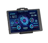Mini Pantalla de 3,5 Pulgadas para información de Temperatura del Ordenador anfitrión, Pantalla USB de Temperatura IPS, Panel de Sensor PC con estación de Carga Tipo C