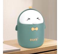 Mini Papelera Escritorio, Pequeño Design Cubos Basura, Mini Cubo de Basura, Papelera Sobremesa, Mini Bote de Basura de Escritorio, Cubo Basura para Cocina, Escritorio, Mesa del Tocador (Verde)