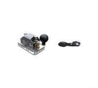 Mini para cw para llave de código morse 90x55mm acero inoxidable Mini para | Cuerpo de acero inoxidable sólido, rodamiento de brida flotante, sensación táctil suave, tamaño compacto de 90x55 mm
