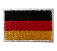 Mini parche de la bandera de Alemania para coser o planchar o coser en camisa, pequeña insignia bordada de Alemania