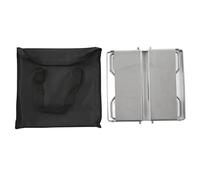 Mini Parrilla De Barbacoa Parrilla De Camping Plegable De Acero Inoxidable con Pantalla De Viento Altura Ajustable Portátil para Barbacoa De Picnic De Jardín Al Aire