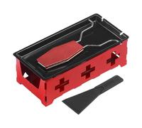 Mini Parrilla Raclette - Antiadherente Multifunción | Sartén para derretir queso con vela | Ideal para, dormitorios, jardines, camping, picnic, patio, fogata.