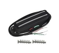 Mini pastilla humbucker de doble riel for guitarra eléctrica Alnico 5, mástil negro, 6k.