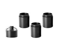 Mini pastillero de metal impermeable - Pequeña botella de especias con tapa, recipiente de viaje a prueba de fugas, diseño de aluminio duradero, versátil | Senderismo Viaje Cuc