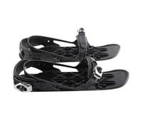 Mini Patines de esquí, Zapato de Snowboard con Fijaciones Ajustables para Deportes al Aire en Invierno, láminas de Nieve duraderas de aleación de Aluminio y Nailon ABS para