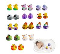 Mini Patos De Halloween 24 Patitos De Baño De Pvc, Regalos De