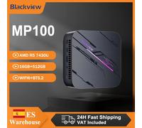 Mini PC Blackview Mp100 Amd Ryzen 5 7430U 6 Núcleos 12 Hilos 16Gb Ddr4 512Gb Ssd Win11 Wifi 6 Bt5.2 Micro Computadora de Escritorio para Juegos Oficina en Casa 16Gb+512Gb