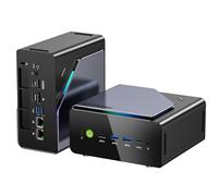 Mini PC Gaming AMD Ryzen 7 H 255 (upgrade 8745HS, hasta 4,9 GHz), Mini PC barebone (NO RAM NO SSD) compatible con DDR5, PCIe 4.0 x4, USB4.0, LAN 2.5G, Cuádruple 4K, OCuLink - Gaming, Oficina y Empresa