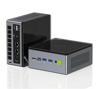 Mini PC Gaming GMKtec M7 - AMD Ryzen 7 PRO 6850H (8 núcleos/16 hilos, hasta 4,70 GHz) Computadora de escritorio con doble LAN 2,5G, soporte para 4 pantallas, 32 GB RAM DDR5, 512 GB SSD PCIe, doble USB