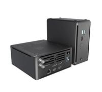 Mini PC, Intel Xeon E-2176M (hasta 4.4 GHz), 16 GB DDR4 RAM, SSD PCIe de 512 GB, UHD 4K HDMI DP, WiFi dual/Bluetooth, Gigabit Ethernet, montaje VESA, mini computadora compacta para oficina/hogar
