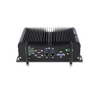 Mini PC sin ventilador Core i7 10510U Computadora industrial 6*RS232 COM | industrial PC 14Pin GPIO, 16GB RAM 256GB SSD, HD, VGA, 2*RJ45 LAN, 6*USB, WiFi, 9-36V embedded pc para CNC/IOT/Cartelera