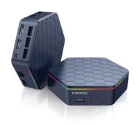 Mini PC TUREWELL, Intel Alder Lake N150 (hasta 3,6 GHz, caché de 6 MB), 16 GB DDR4, SSD M.2 de 512 GB, mini ordenador de sobremesa con Windows 11 Pro, USB 3.2/HDMI 2.0/WiFi 5/BT 4.2/Ethernet Gigabit p