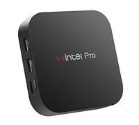 Mini PC Ubuntu 16.04 OS (64 bits) con Intel Atom X5-Z8350 4GB RAM + 64GB de almacenamiento, mini computadora de escritorio sin ventilador con WiFi de doble banda 2.4G/5G, Bluetooth 4.2, Ethernet y 4K HD