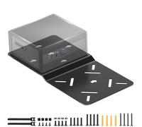 Mini PC VESA/ Soporte de pared / bajo escritorio compatible con Intel NUC, se adapta a Intel NUC Gen 13 Pro 12 Pro 11 10 8 7 6 5, gestión de cables incluida (negro)