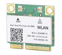 Mini PCI-E Bluetooth 4.2 Tarjeta de Red,8260HMW AC 802.11ac Adaptador de Red Inal'ambrico de Banda Dual,Double Banda Dispositivo de Red Universal para / 8/10,Accesorio de PC Red