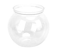 Mini pecera de plástico Transparente Resistente a Impactos, pecera de galón para Escritorio, estantería, decoración del hogar, Acuario (S)