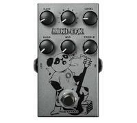 Mini Pedal de Efecto de Guitarra, M VAVE DC9V 9 Tonos Pedal de Efecto de 3 Bandas de Sonido Salida de Entrada Mono de 1/4 pulg., Gris