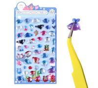 Mini pegatinas de animales | relieve 3D lámina de PVC | Pequeñas pegatinas de animales 3D para álbumes de recortes, para vasos de agua, pared, guitarras, maletas, maletas, maletas, cuadernos, gafas