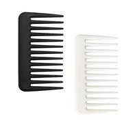 Mini peine de dientes anchos, pequeño bolso de viaje, peine para desenredar el cabello, peine de barba para cabello rizado, peine de cuidado portátil, peine de ducha, peines de viaje para hombres y