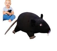 Mini Peluche De Rata Marrón - Lindo Peluche De Ratón Doméstico, Cebo De Entrenamiento Felino, Regalo De Broma, Antiansiedad, Sin Pellizcos, De Comida | Ideal Caza Curiosidad, Ocupación, Estimu