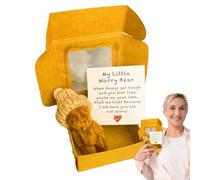 Mini Peluche Hecho a Mano - Facilita el Intercambio de Oso en | emociones positivas pequeños Osos de Ganchillo | Oso de Peluche en para fomentar la colaboración