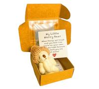 Mini Peluche Hecho a Mano - Facilita el Intercambio de Oso en | emociones positivas pequeños Osos de Ganchillo | Oso de Peluche en para fomentar la colaboración