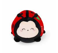 Legami - Peluche Super Soft!, Tema Ladybug, Tamaño Mini, con Tarjeta de Identificación Personalizable, se sostiene Solo, 14x15x12 cm