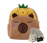 Mini Peluche - para Bolsas de Animales de Dibujos Animados de Peluche | Boys Girls Backpack bajo Ornine Ornativo Portable Organizador Bolsas para Auriculares, Snacks, Caramelos, Amarillo