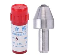 Mini penetrador de diamante para probador de dureza Vickers, penetrador de diamante de 136 grados, penetrador puntiagudo con caja de almacenamiento, material de diamante duradero