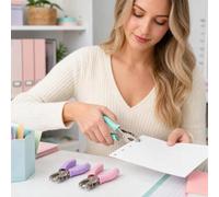 Mini perforadora de un solo agujero, perforadora de papel de 0.24 pulgadas | Perforadora de papel pequeña de metal con forma de círculo pequeño de 0.24 pulgadas con mango suave para boletos de ropa