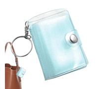 Mini Photo Album - 24 Pockets Clear Picture Binder, Portable Backpack Charm,Small Photocard Holder | Compact Sleeve, Men Women Wedding Birthday School Graduation Memory Storage Keeper Folder
