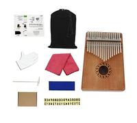 Mini piano de pulgar de 17 teclas portátil de caoba fácil de aprender, mini kalimba regalo profesional para principiantes, herramienta de piano de dedo de 17 teclas, mini piano de pulgar Kalimba de 17