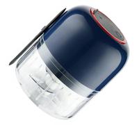 Mini Picadora de Ajo Eléctrica 3.7v 30-40w para Cocina | Acero Inoxidable y ABS, 300ml de Capacidad, sin Cable, para Hierbas y Carne