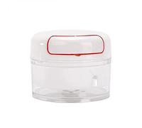 Mini picadora de ajo, picadora de ajo, picadora manual de alimentos, procesador de alimentos manual con cuerda de tracción, portátil reutilizable para el hogar, cocina, restaurante