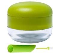 Mini Picadora De Ajo - Picadora Portátil Manual Molinillo De Jengibre Ergonómico Con Contenedor | 7x6cm Abdominales Verdes | Para La Escuela Cafetería Hogar Cocina Camping Barbacoa Hardware Equipo Uti