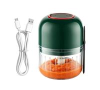 Mini Picadora de Ajo Rotación Alta Velocidad Molinillo Utensilio | Procesador de Alimentos Picador de Puré para Cebolla Carne Patatas Calabaza Zanahoria Chef Hogar