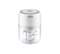 Mini picadora de ajos eléctrica, recargable por USB, picadora de ajos, picador de alimentos para alimentos para bebés, chile, cebollas, nueces, ajo (250 ml)