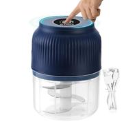 Mini picadora de alimentos inalámbrica, cortador de verduras con chile y ajo que ahorra espacio, licuadora picadora de condimentos portátil para calabaza, cerdo, zanahorias, patatas, para ajo, chile,